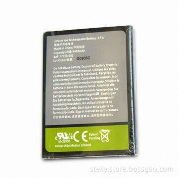 Mobile Phone Batteries with Normal Capacity of 1,100 to 2,200mAh, and 3.7V Standard Voltage